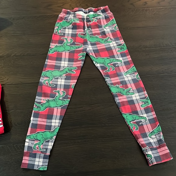 Christmas Tree Rex Dinosaur pajamas size 8 - Picture 5 of 6